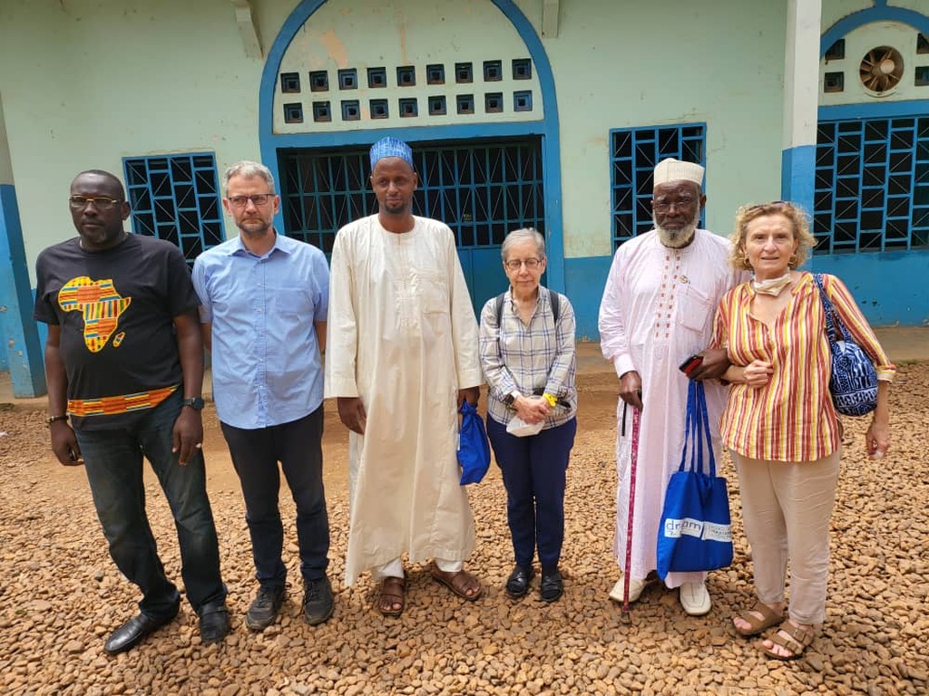 Uma delegação da Comunidade de Sant'Egidio, liderada por Cristina Marazzi, em visita à República Centro-Africana